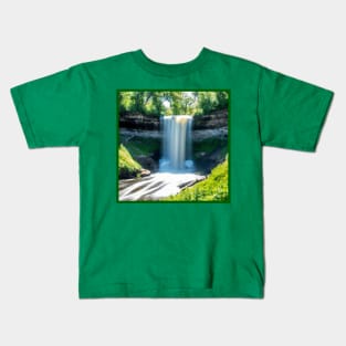 Minneapolis Minnehaha Falls Kids T-Shirt